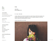 Tablet Screenshot of onmywhimsy.com